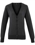 Women´s Button Through Knitted Cardigan (PW697)