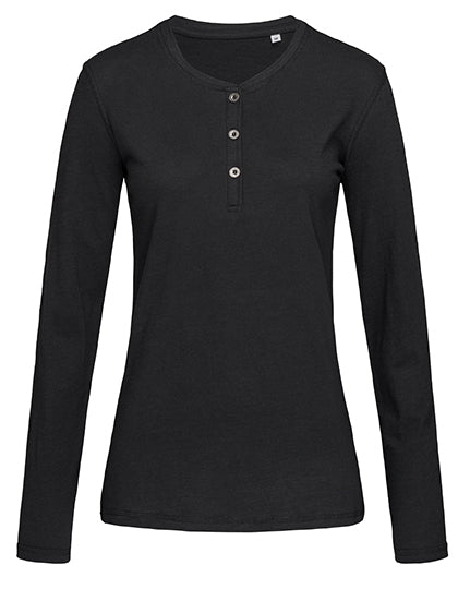 Sharon Henley Long Sleeve Women (S9580)