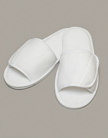 Open Toe Slipper With Hook And Loop Fastening (TC67)