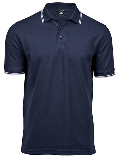 Men´s Luxury Stripe Stretch Polo (TJ1407)