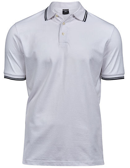 Men´s Luxury Stripe Stretch Polo (TJ1407)