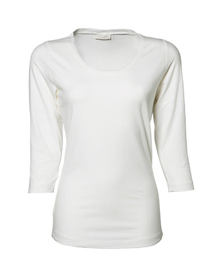 Women´s Stretch 3/4 Sleeve Tee (TJ460)