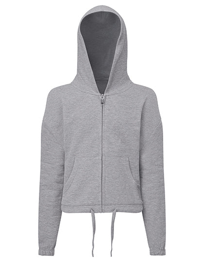 Kids Recycled Cropped Oversize Full-Zip Hoodie (TR61B)
