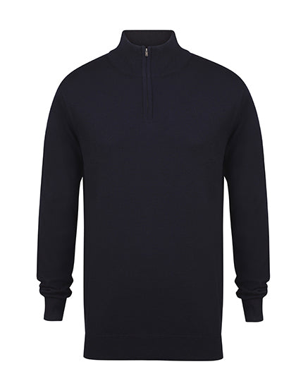 Men´s Quarter Zip Jumper (W729)