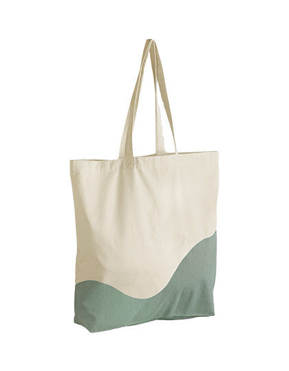 Organic Cotton Wave Print Maxi Bag (WM235)