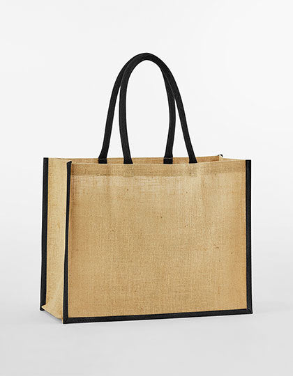 Natural Starched Jute Classic Shopper (WM470)