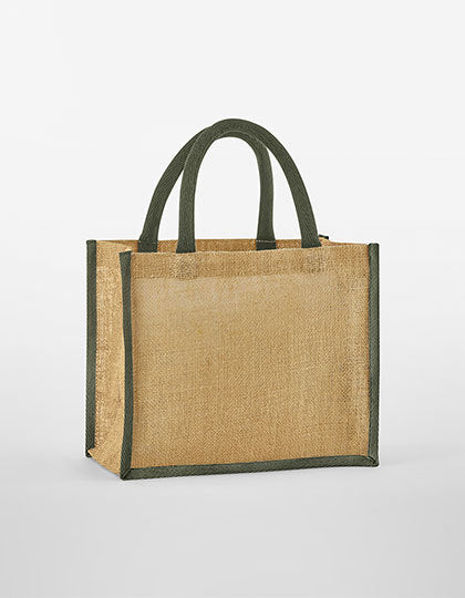 Natural Starched Jute Midi Bag (WM473)