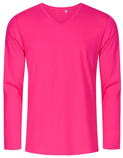 Men´s V-Neck T-Shirt Long Sleeve (XO1460)