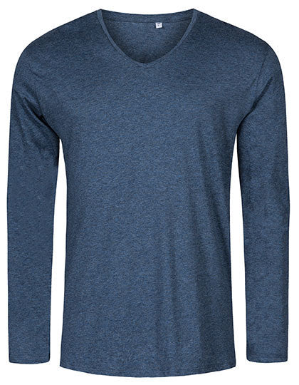 Men´s V-Neck T-Shirt Long Sleeve (XO1460)