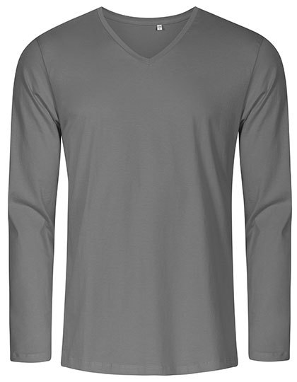 Men´s V-Neck T-Shirt Long Sleeve (XO1460)