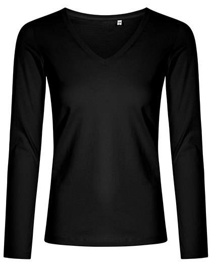 Women´s V-Neck T-Shirt Long Sleeve (XO1560)