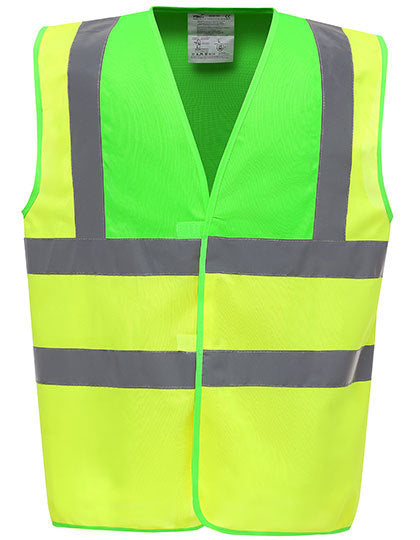 Hi-Vis 2 Bands & Braces Waistcoat (YK100)