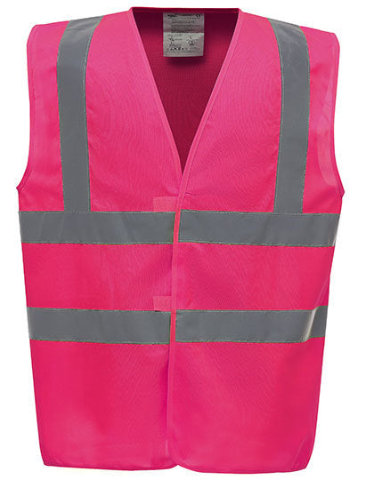 Hi-Vis 2 Bands & Braces Waistcoat (YK100)