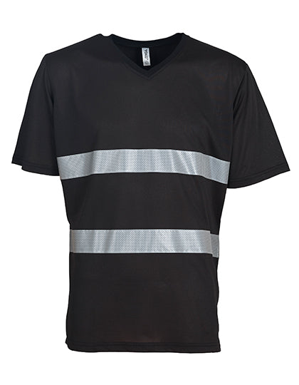 Hi-Vis Top Cool Super Light V-Neck T-Shirt (YK910)