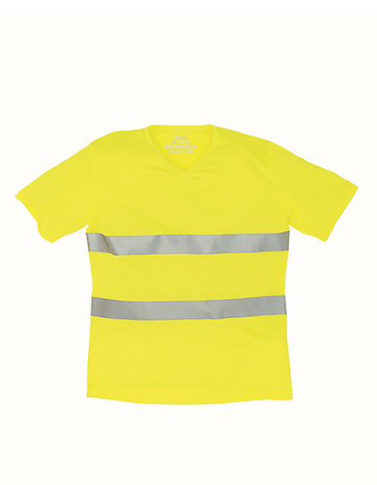 Hi-Vis Top Cool Super Light V-Neck T-Shirt (YK910)