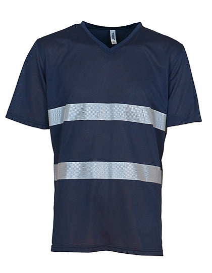 Hi-Vis Top Cool Super Light V-Neck T-Shirt (YK910)