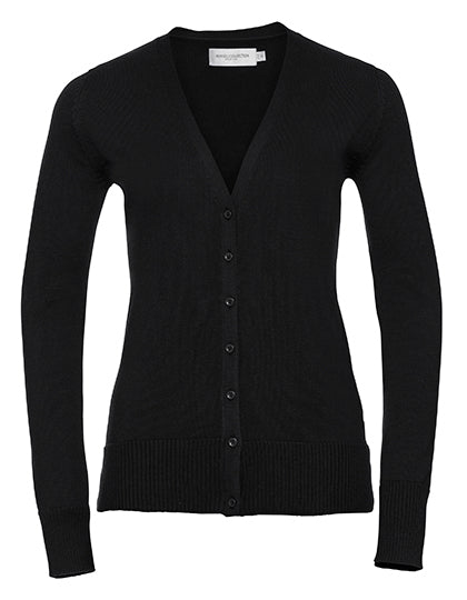 Ladies´ V-Neck Knitted Cardigan (Z715F)