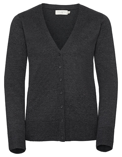 Ladies´ V-Neck Knitted Cardigan (Z715F)