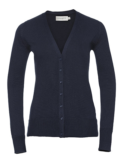 Ladies´ V-Neck Knitted Cardigan (Z715F)