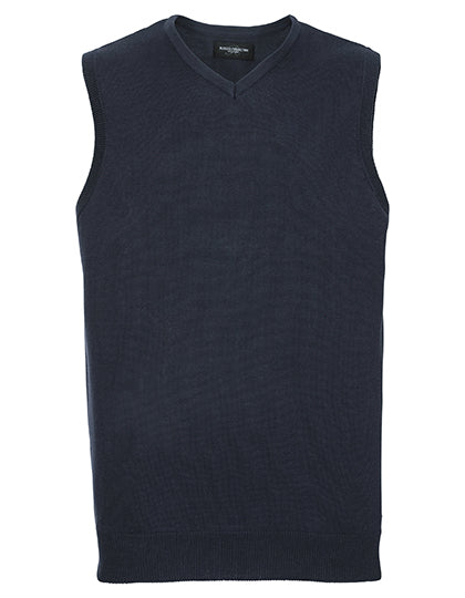 Men's V-Neck Sleeveless Knitted Pullover (Z716)