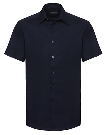 Men´s Short Sleeve Easy Care Tailored Oxford Shirt (Z923)
