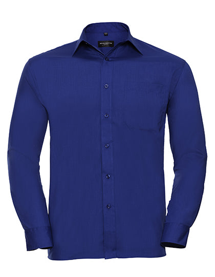 Men´s L/S Poly-Cotton Easy Care Poplin Shirt (Z934)