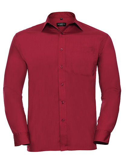 Men´s L/S Poly-Cotton Easy Care Poplin Shirt (Z934)