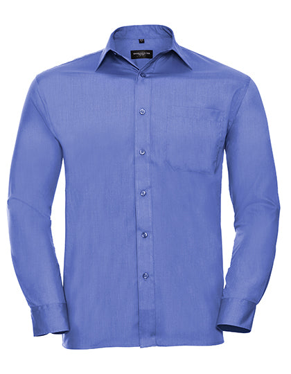 Men´s L/S Poly-Cotton Easy Care Poplin Shirt (Z934)