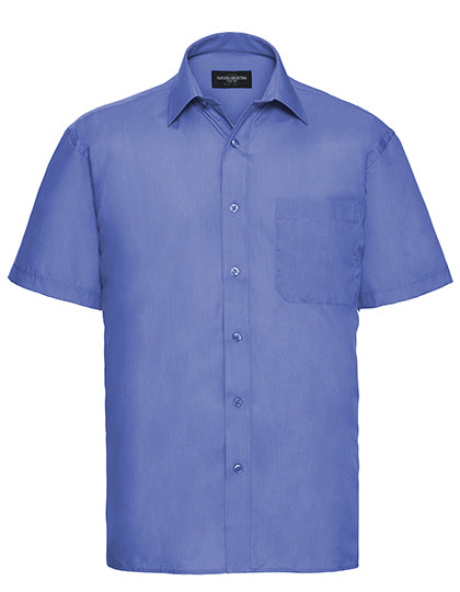 Men´s Short Sleeve Poly-Cotton Easy Care Poplin Shirt (Z935)