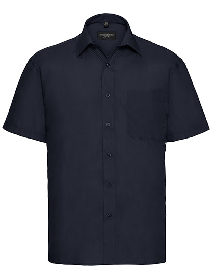 Men´s Short Sleeve Poly-Cotton Easy Care Poplin Shirt (Z935)