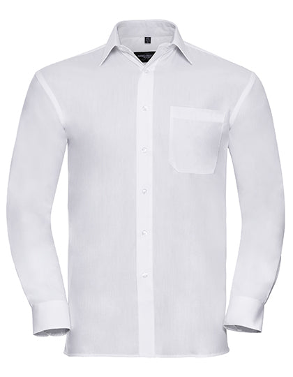 Men´s L/S Pure Cotton Easy Care Poplin Shirt (Z936)