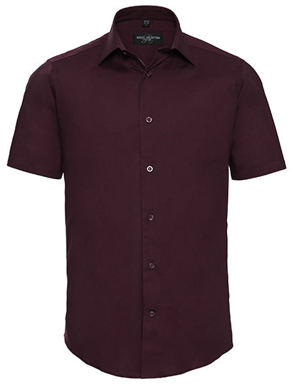 Men´s Short Sleeve Easy Care Fitted Shirt (Z947)